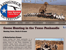 Tablet Screenshot of longneckoutfitters.com